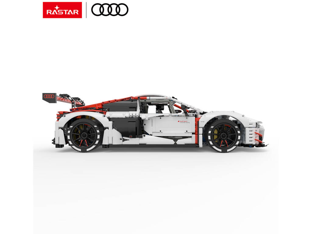 Audi R8 LMS GT3 Blanco Radio Control 1:8 Construible de 3322 Piezas