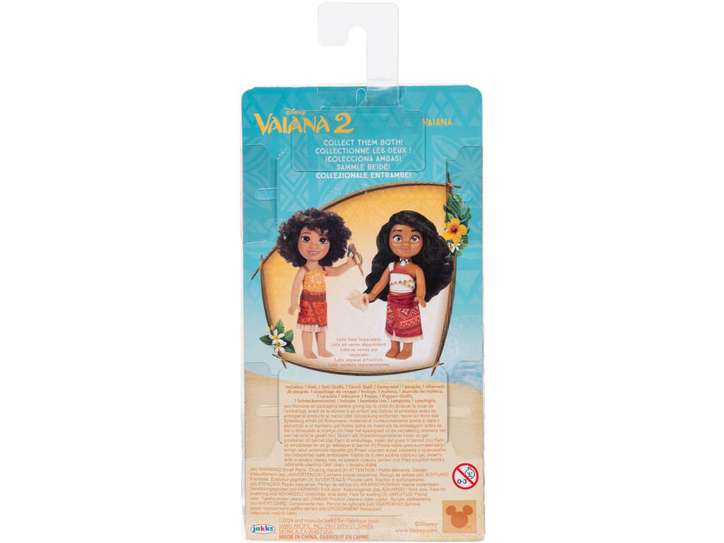 Disney Vaiana 2 Muñeca Vaiana de 15 cm