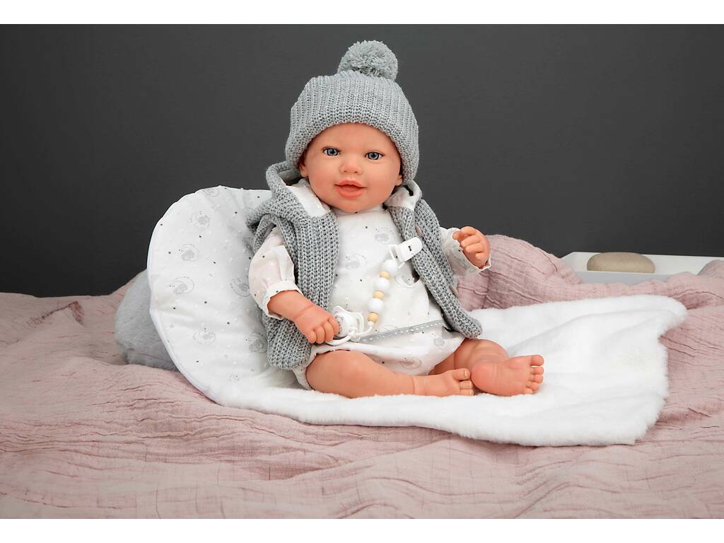 Poupée Reborn Daniela de 45 cm avec coussin