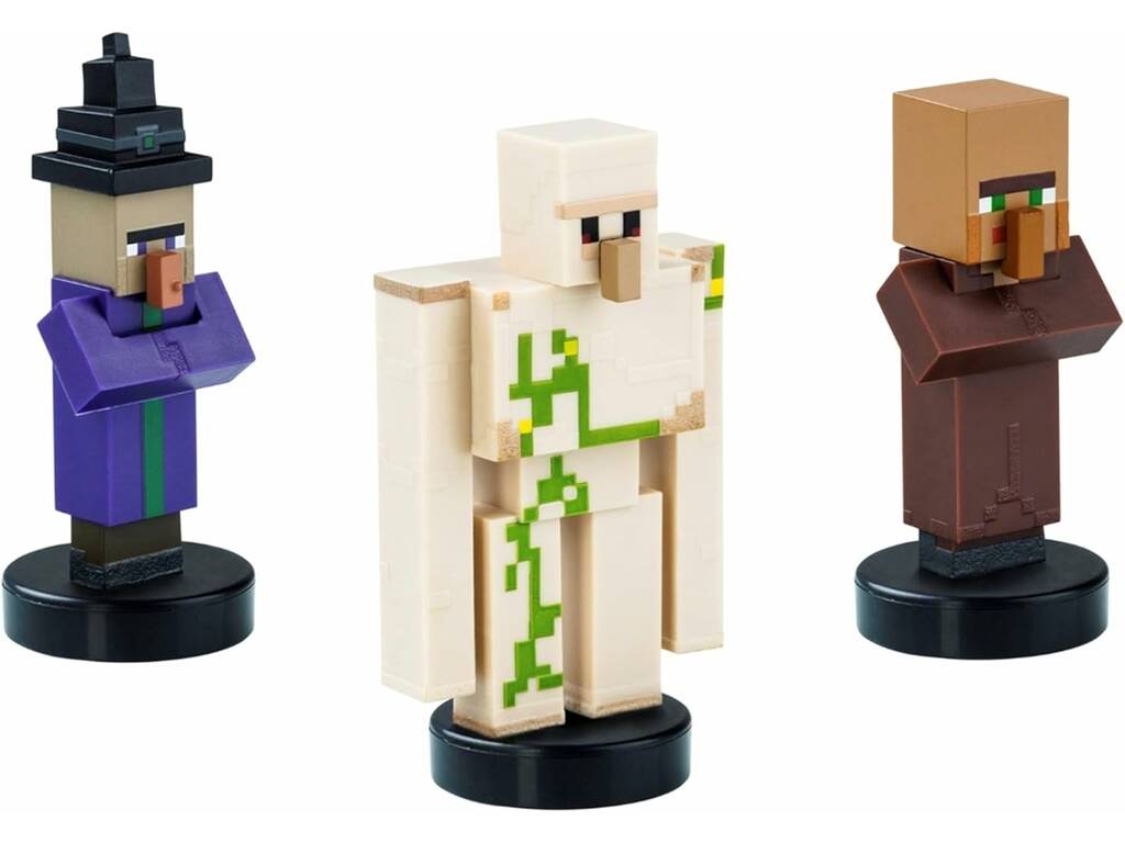 Minecraft - Lot de 3 figurines estampillées