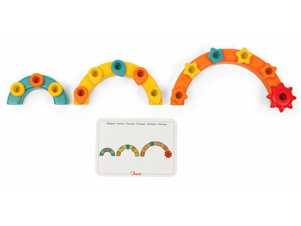 Arc-en-ciel Multiactivités 2 en 1 avec épingles