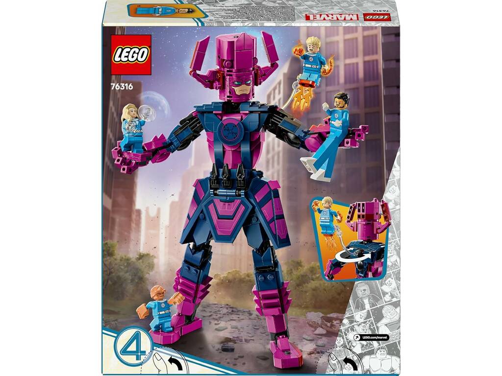 Lego Marvel Les 4 Fantastiques Les 4 Fantastiques contre Galactus Figurine à construire