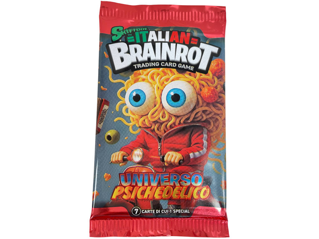 BrainRot Italian TCG Enveloppe Univers Psichedelic avec 7 cartes surprises