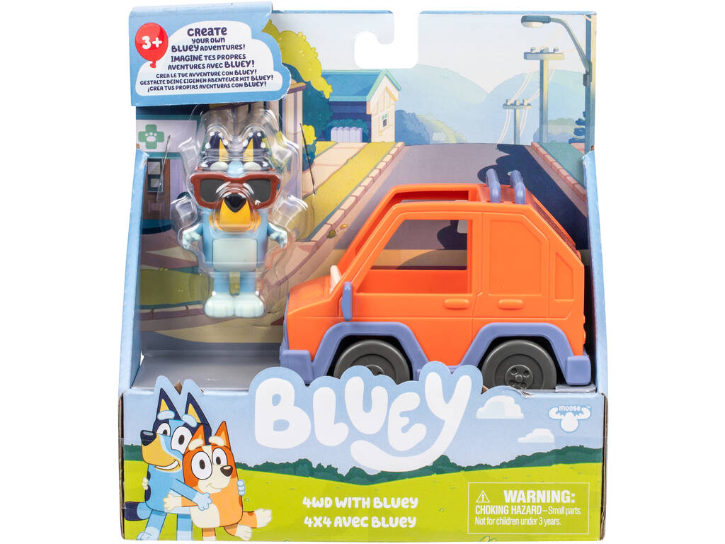 Bluey Set Véhicule avec figurine
