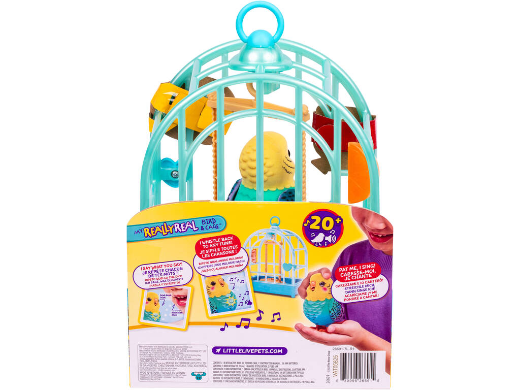 Little Live Pets Animal interactif Oiseau avec cage