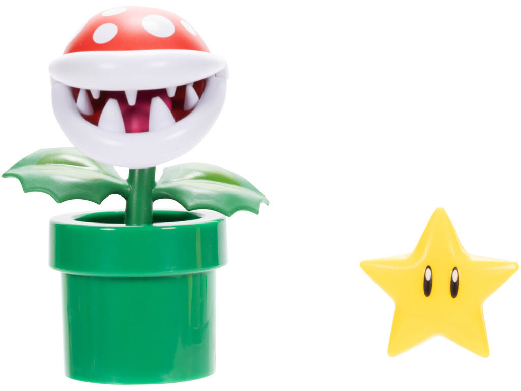 Super Mario Figura de Ação de 10 cm com Acessório