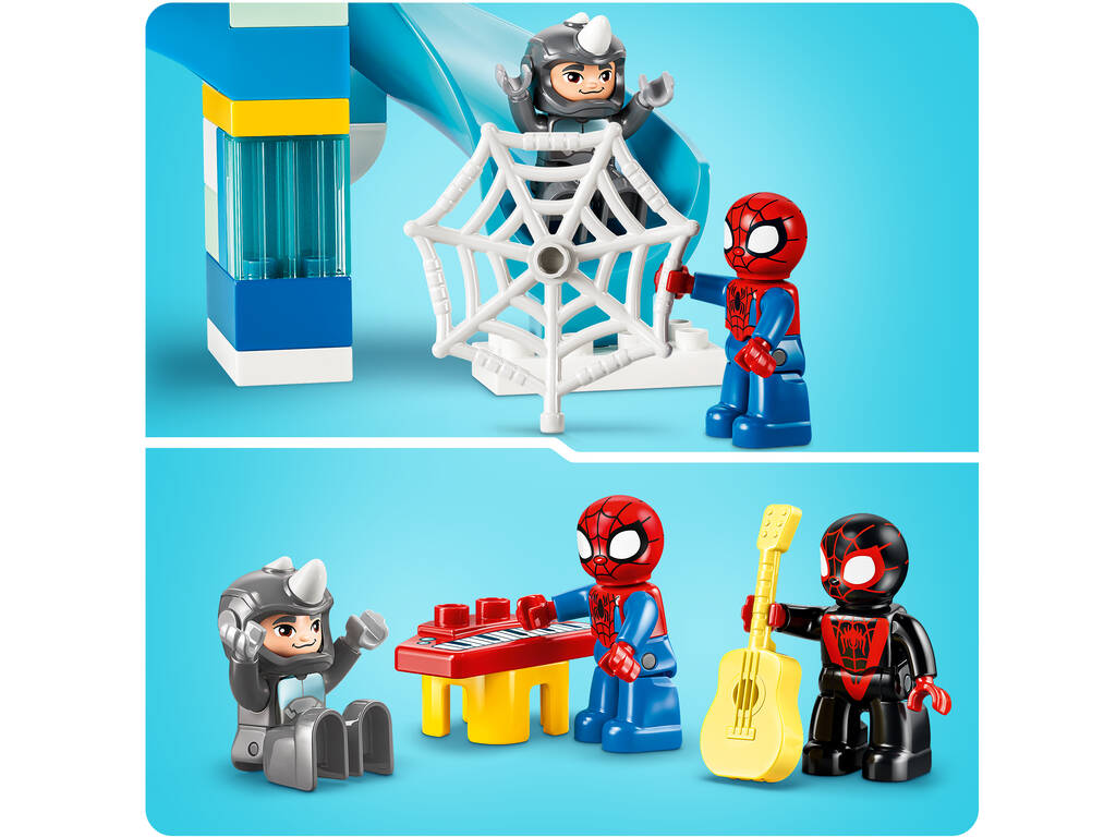 Lego Duplo Marvel Aracnocuartel de Spidey y Su Superequipo