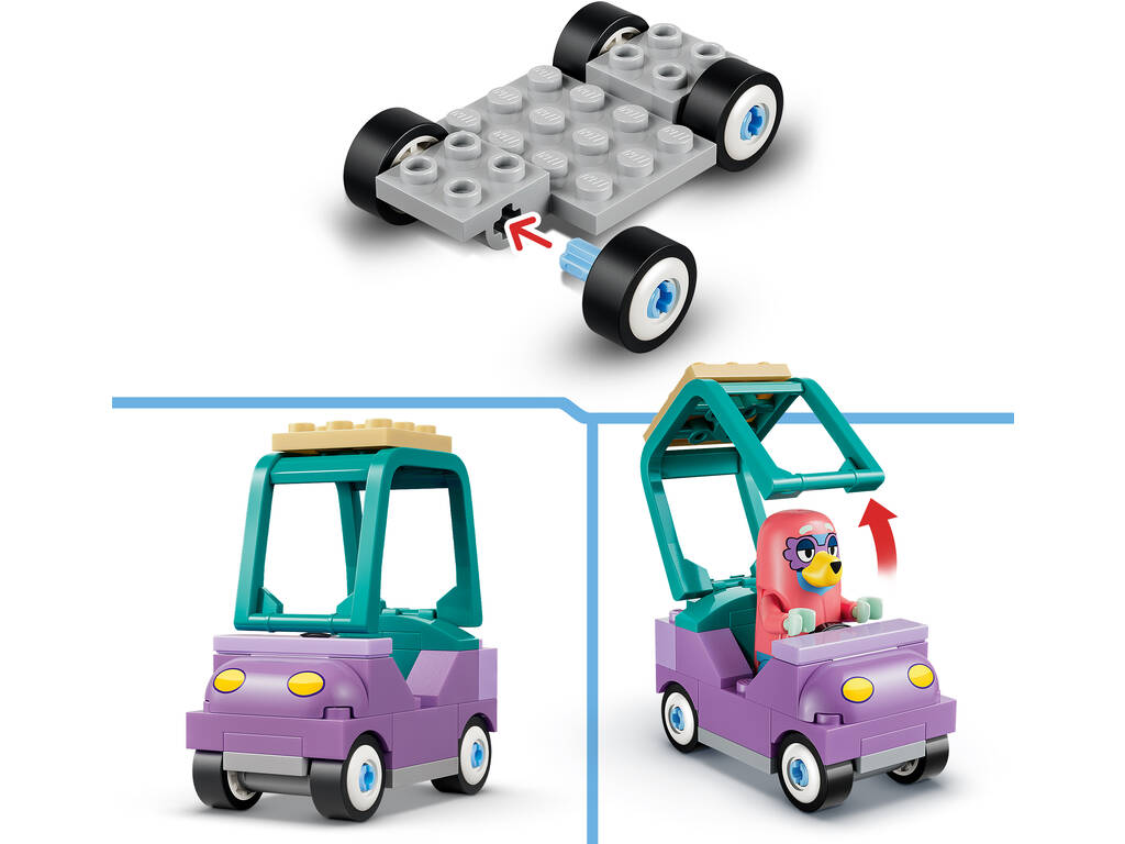 Lego Bluey Abuelitas con Bingo y Bluey