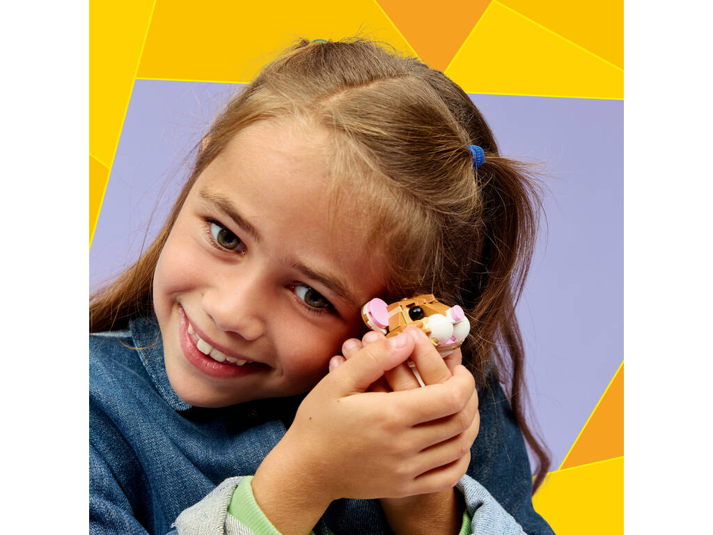 Lego Creator 3 en 1 Lindo Hámster con Flor