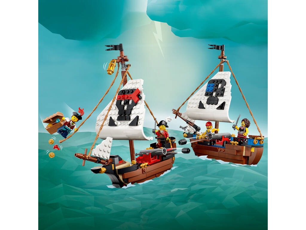 Lego Creator 3 en 1 Barco Pirata Clásico