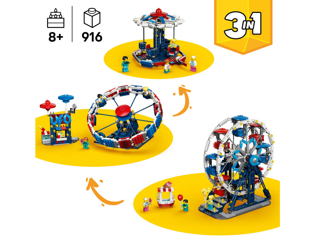 Lego Creator 3 en 1 Noria Clásica