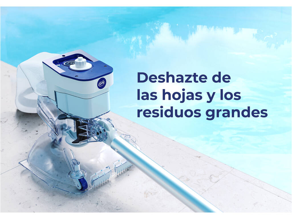 Nettoyeur électrique à batterie Leaf Eater pour piscines et spas Gre LE75