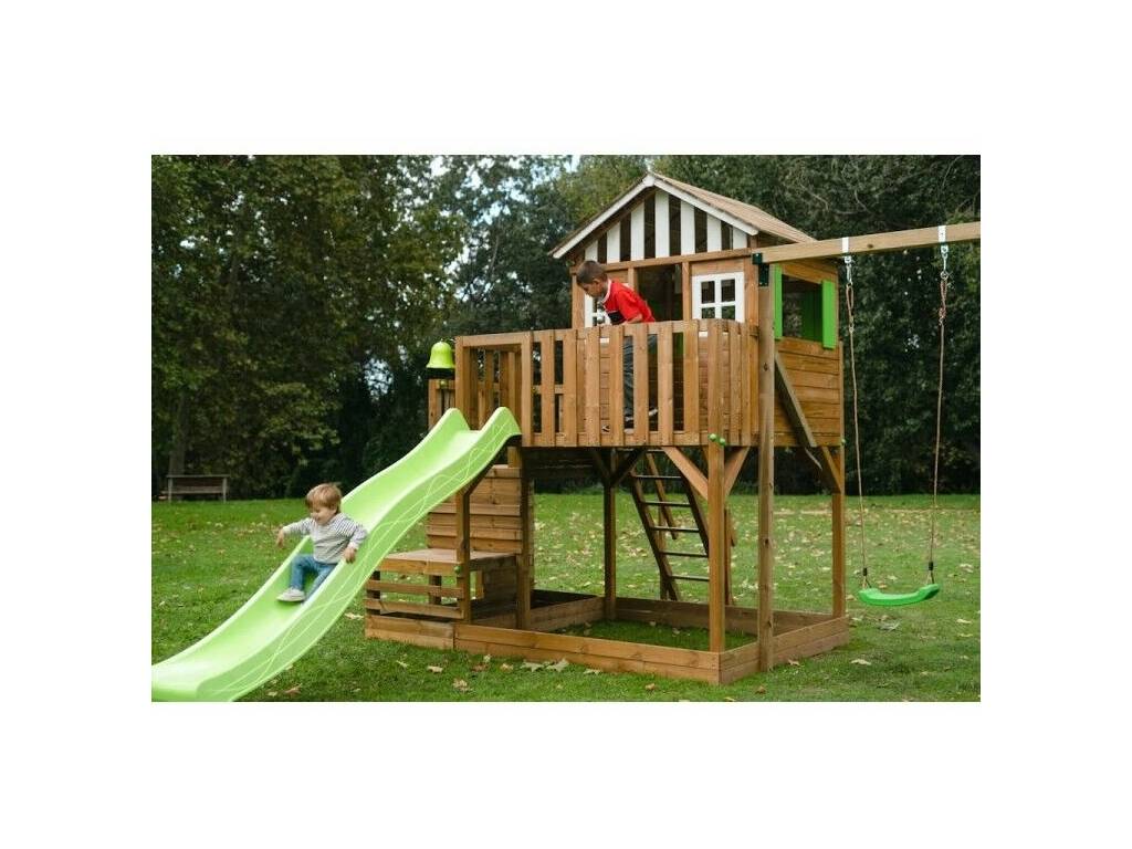 Parque Infantil Siracusa XL com Baloiço Duplo de 304x578x486,5 cm Masgames MA700442X