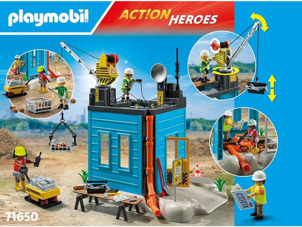 Playmobil Action Heroes Promo Pack Construcción
