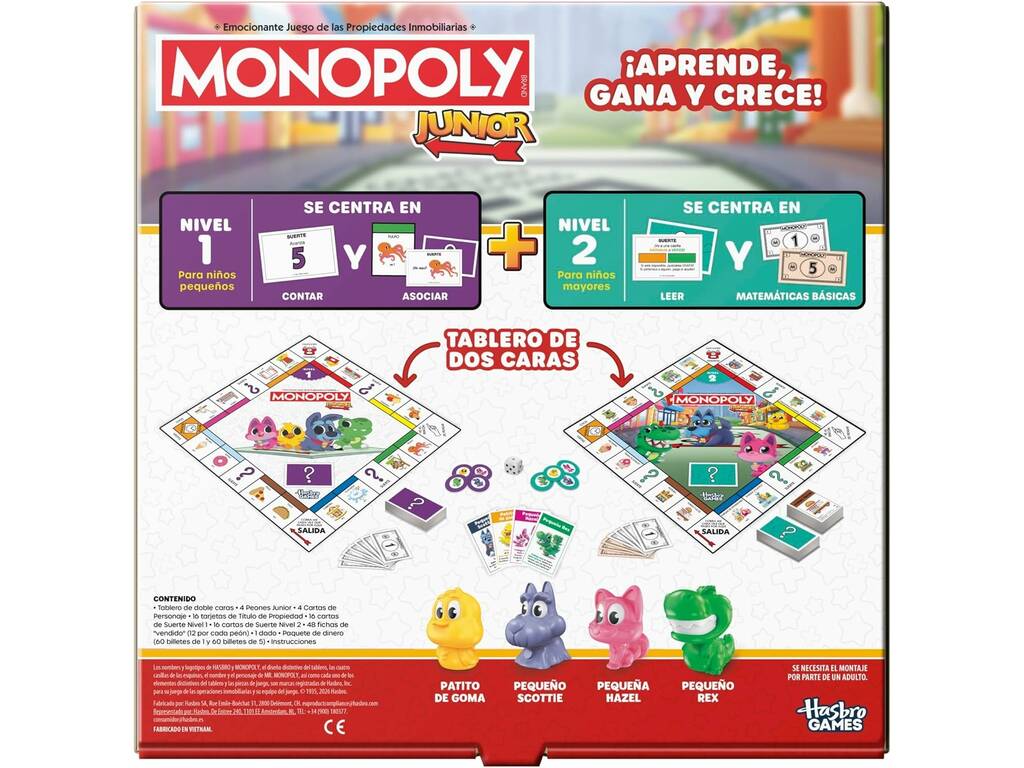 Monopoly Junior Tabuleiro 2 em 1