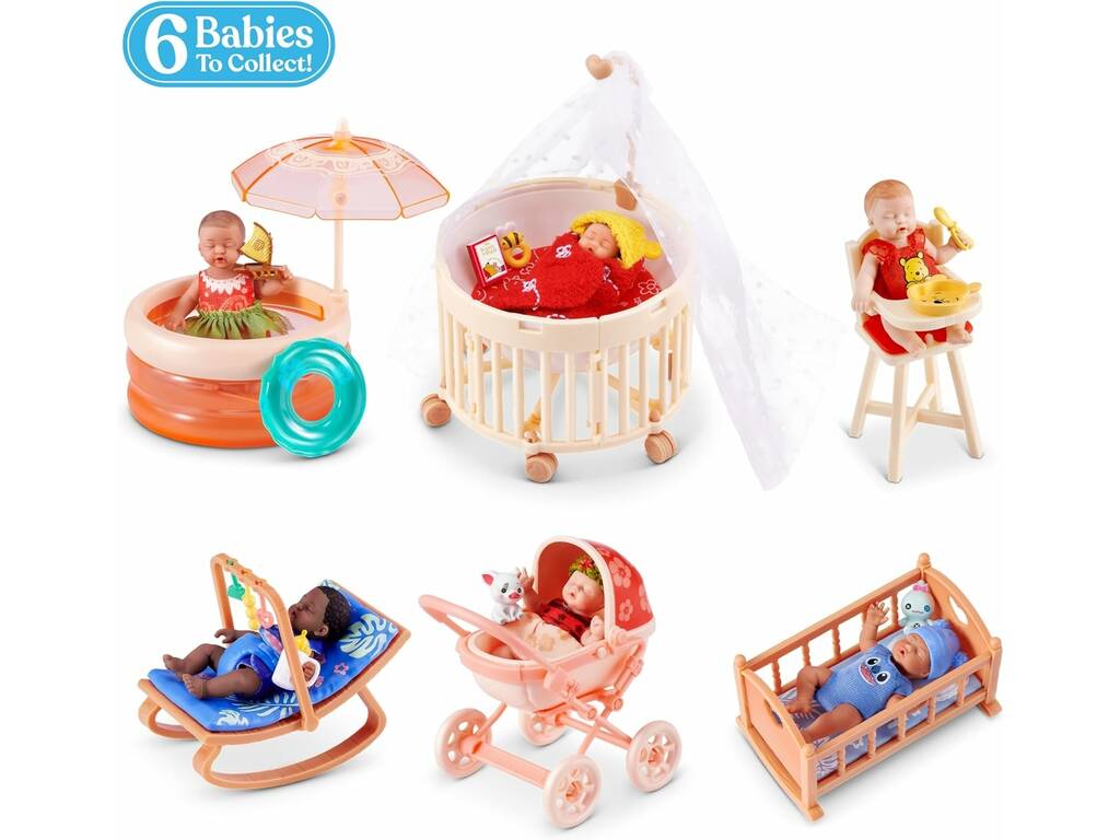  Zuru My Mini Baby Disney Disney Surprise Figure Ball com acessórios Série 1 