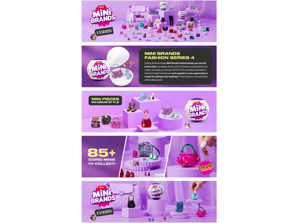  Zuru Mini Brands Fashion Surprise Ball Série 4 