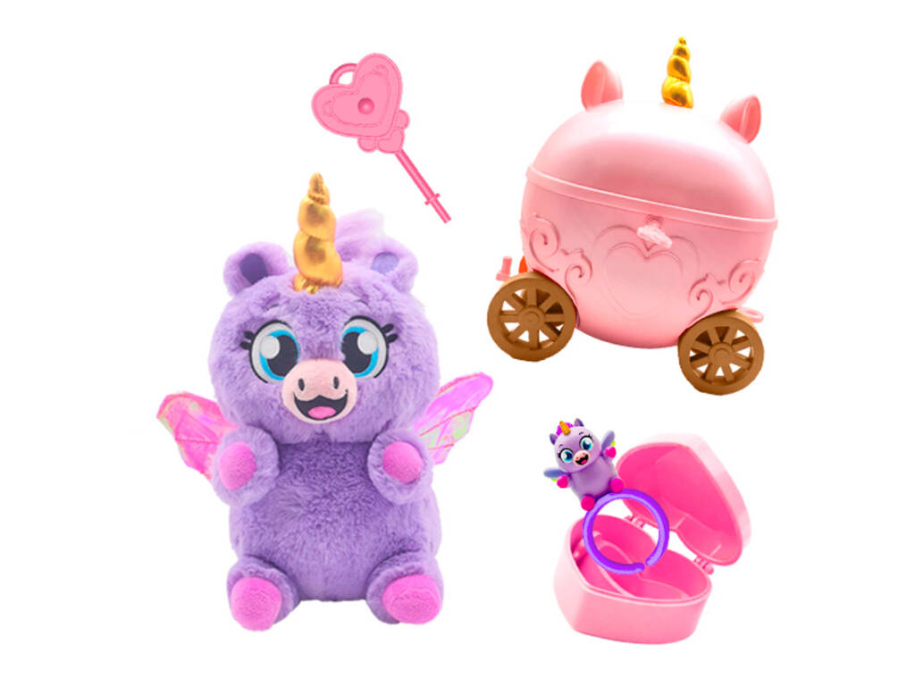 Reino Mágico Chariot avec peluche de 25 cm et accessoires