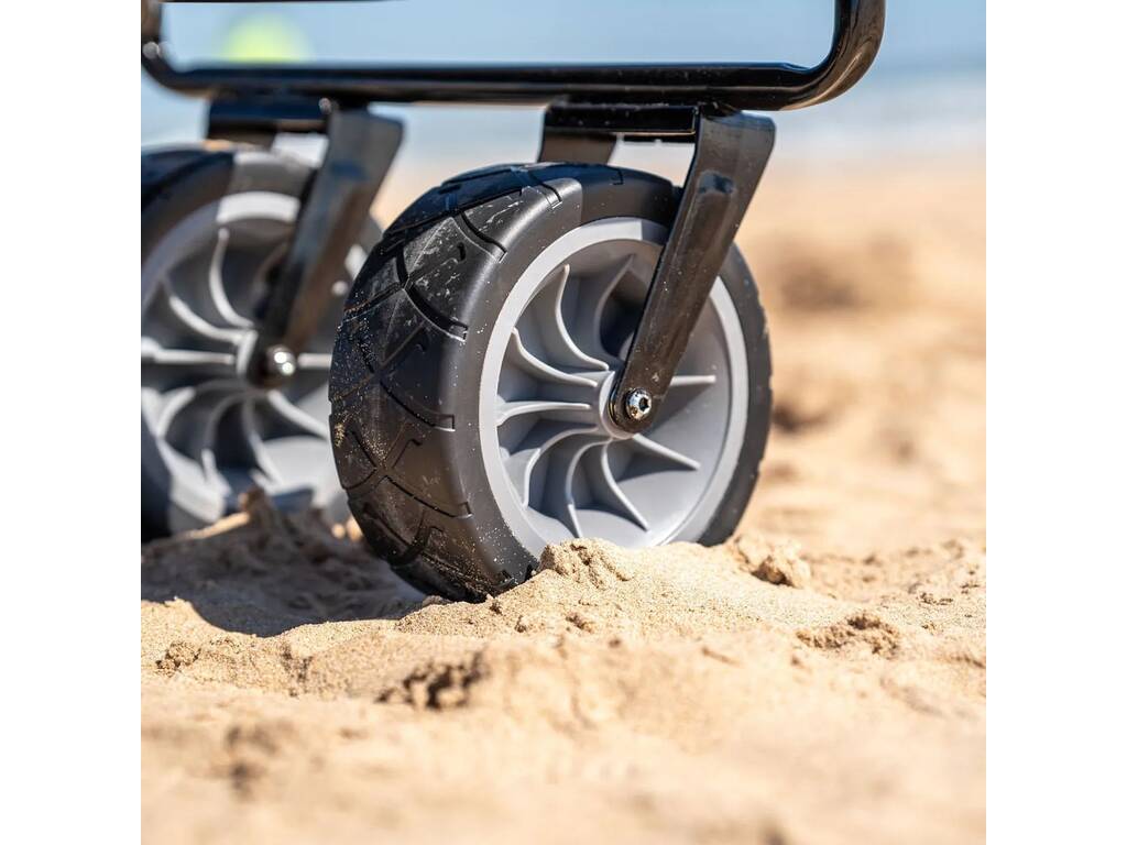 Carrito Multifuncional Plegable Gris de 102x47x82 cm